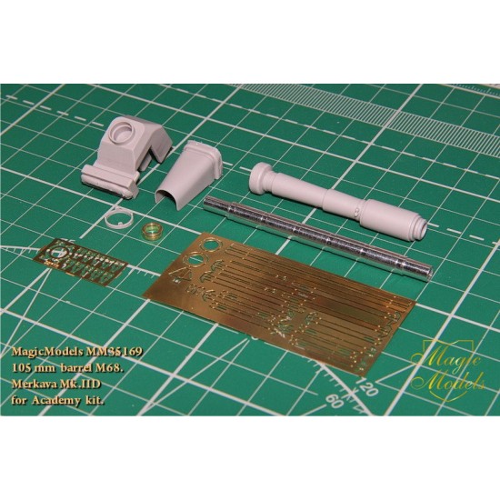 1/35 Merkava Mk.2D IMI 105mm Gun Since 1951 for Academy kits