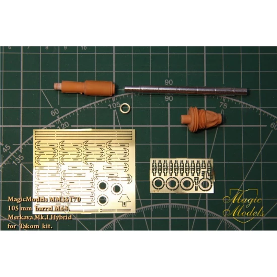1/35 Merkava Mk.I Hybrid 105mm Barrel M68 Since 1951 for Takom Models