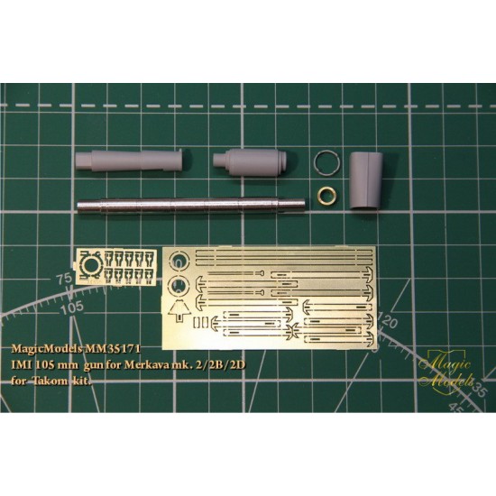 1/35 Merkava Mk. 2/2B/2D IMI 105mm Gun Since 1951 for Takom Models