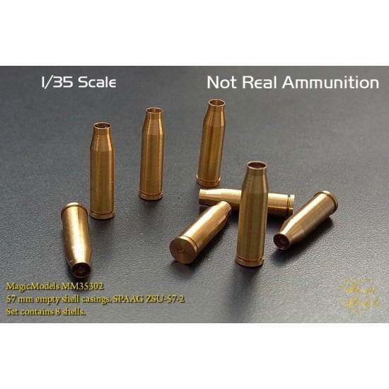 1/35 SPAAG ZSU-57-2 57mm Empty Shell Casings (8 shells)