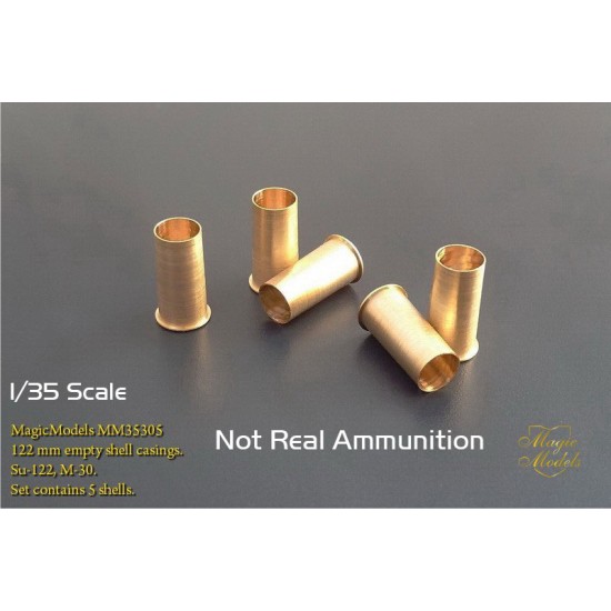 1/35 Su-122/M-30 122mm Empty Shell Casings (5 shells)