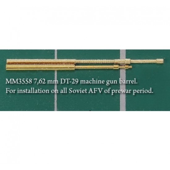 1/35 Soviet AFV 7.62mm DT-29 Machine Gun Barrel 1931-50