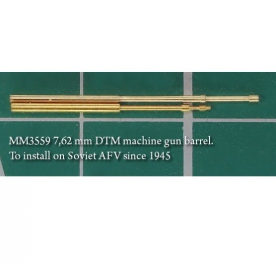 1/35 Soviet AFV 7.62mm DTM Machine Gun Barrel Since 1945