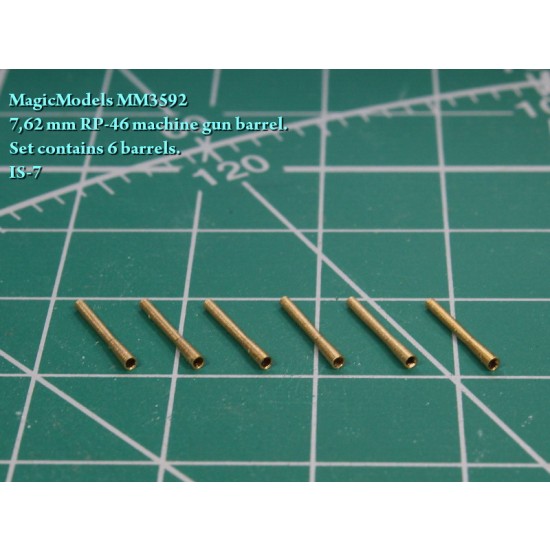 1/35 7.62mm RP-46 Machine Gun Barrel IS-7 Set (6pcs) 1931-50