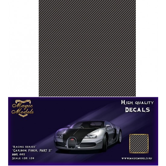 Decals for 1/20, 1/24 Racing Series - Carbon Fiber Part 2
