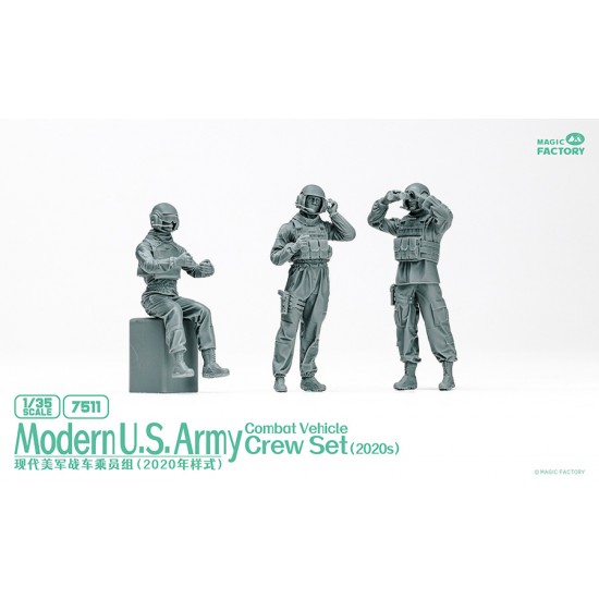 1/35 Modern US Army Crew 2020s (3 figures)