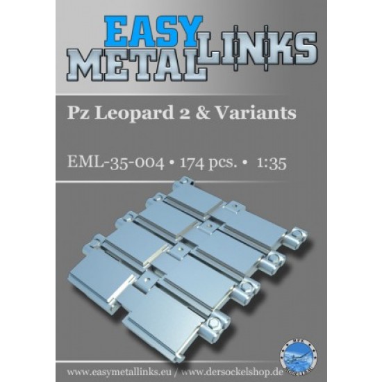 1/35 Kampfpanzer Leopard 2 & Variants Metal Track set (174pcs)