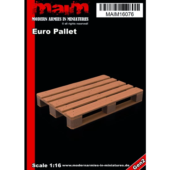 1/16 Euro Palette (resin)