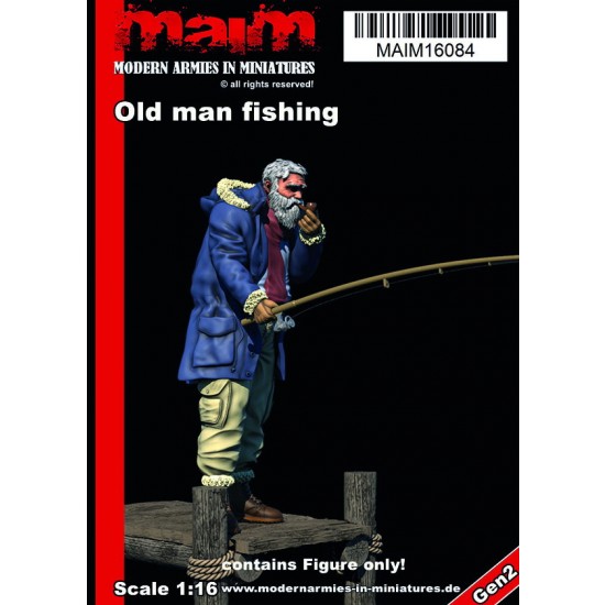 1/16 Old Man Fishing