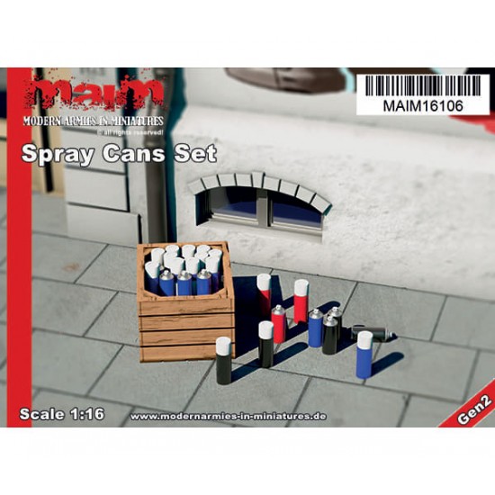 1/16 Spray Can Set