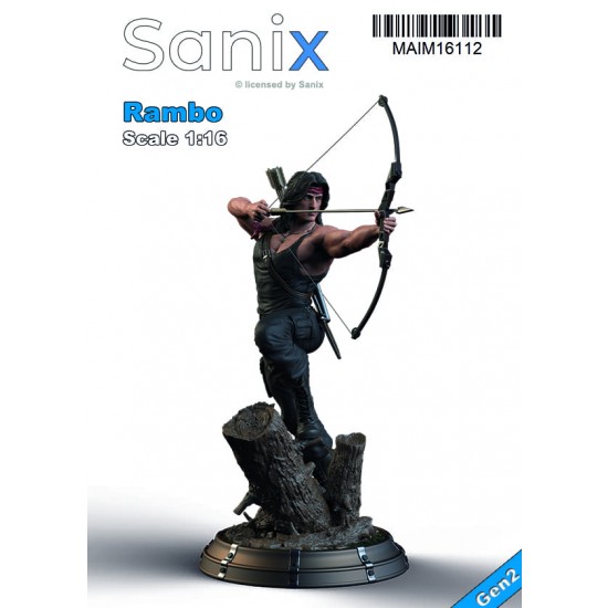 1/16 Rambo w/Base