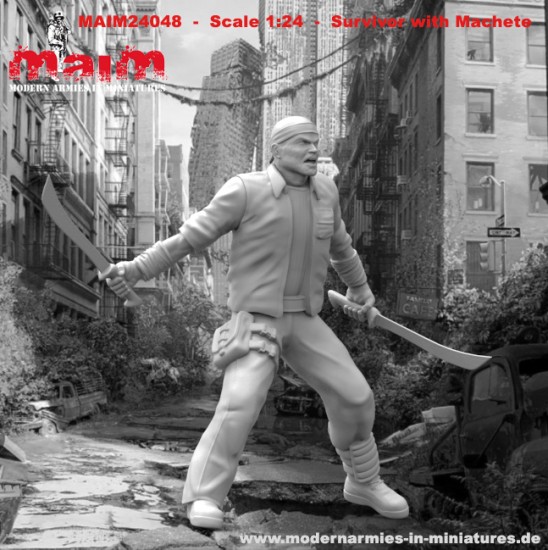 1/24 Survivor with Machetes