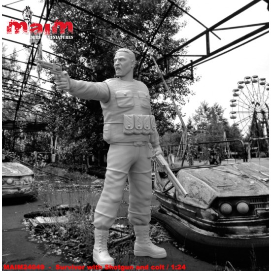 1/24 Survivor with Shotgun and Colt