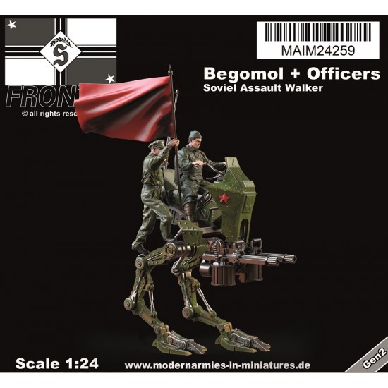 1/24 Begomol Officer & Driver - Soviet Assault Walker [Front46]
