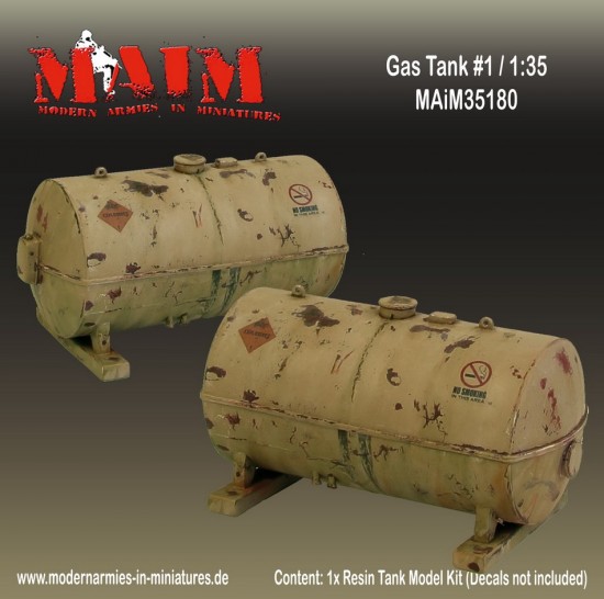 1/35 Gas Tank #1 (1pc)