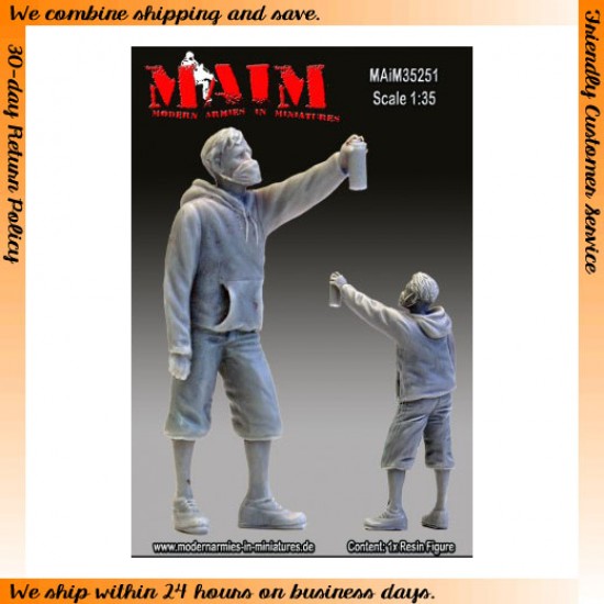 1/35 Graffiti Painter #1 Boy Spraying (1 Figure)