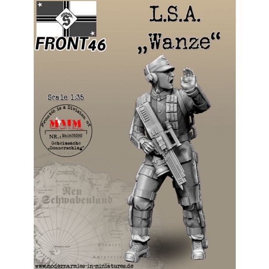 1/35 Schwabenland Army - L.S.A. "Wanze" with Light Thermal Suit (1 figure)