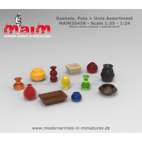 1/35 Baskets, Pots & Urns Assortment