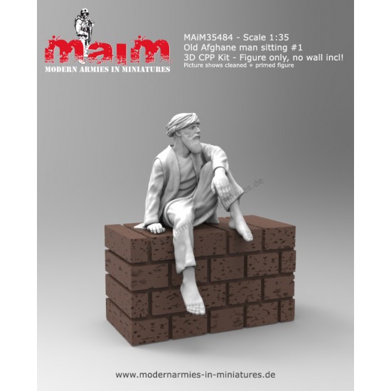 1/35 Old Afghan Man - Sitting #1