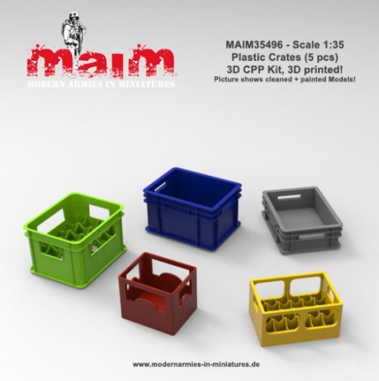 1/35 Plastic Crates (5pcs)