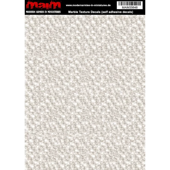 1/35 Marble/Marmor Texture Decals (self adhesive,24cm x 17cm)