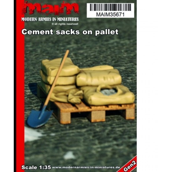 1/35 Cement Sacks on Pallet