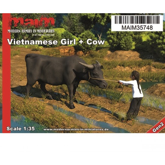 1/35 Vietnamese Girl & Cow