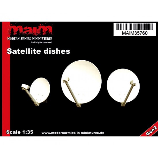 1/35 Satellite Dishes (3pcs)