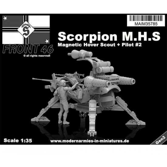 1/35 Schwabenland Army Scorpion MHS & Pilot #2 [Front46]