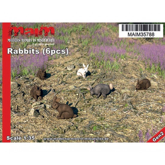 MAiM 1/35 Rabbits (6pcs) | BNA Model World