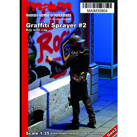 1/35 Graffiti Painter #2 (Boy with cap)