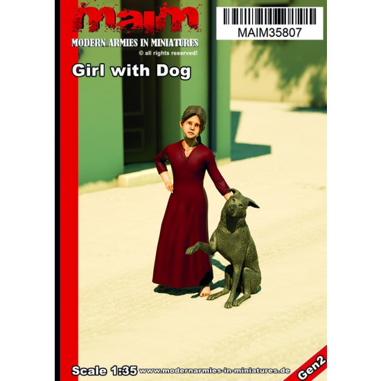 1/35 Girl with Dog