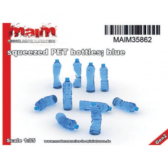 1/35 PET Water Blue Destroyed