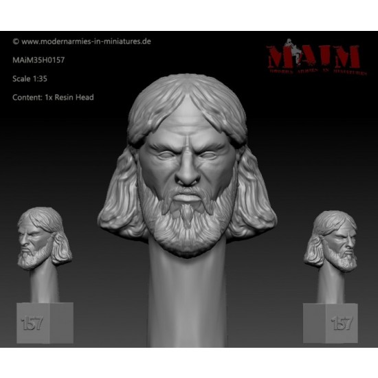 1/35 Iraqi Character Head: Anger Face Impression #0157 (1pcs)