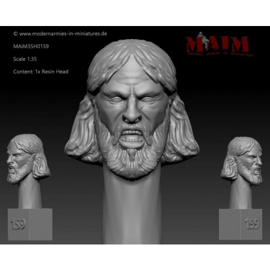 1/35 Iraqi Character Head: Screaming Face Impression #0159 (1pcs)