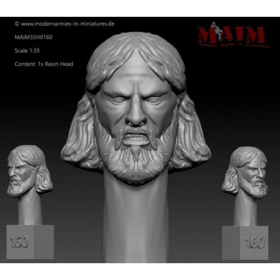 1/35 Iraqi Character Head: Painful Face Impression #0160 (1pcs)