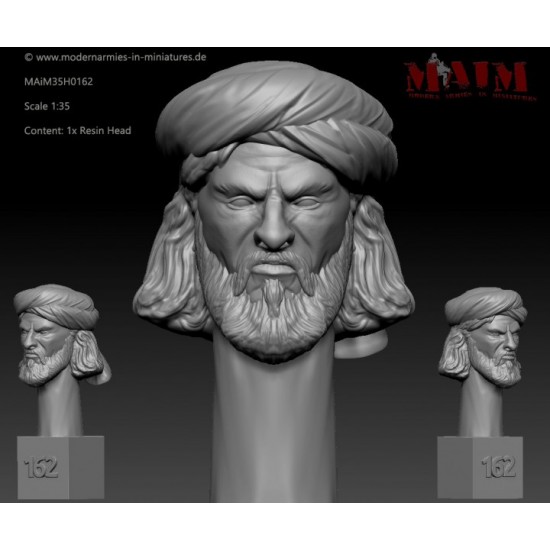 1/35 Iraqi/Taliban/Afghan Character Head Set B #0162 (1pcs)