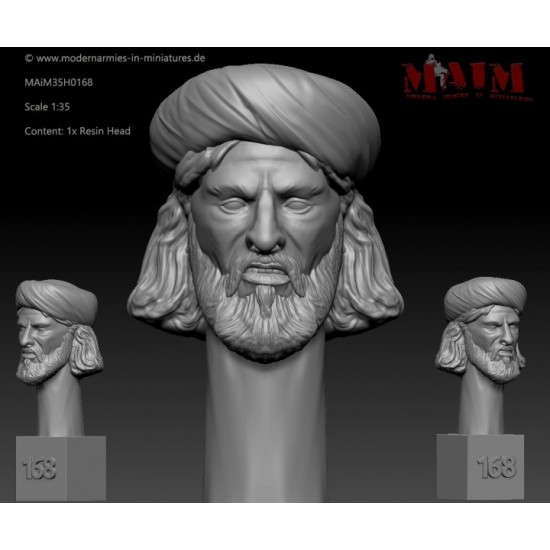 1/35 Iraqi/Taliban/Afghan Character Head Set H #0168 (1pcs)
