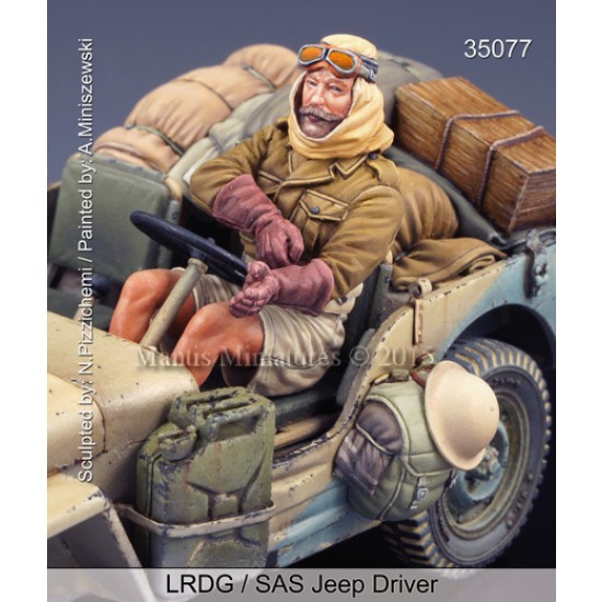 1/35 British LRDG/SAS Jeep Driver (1 Figure)