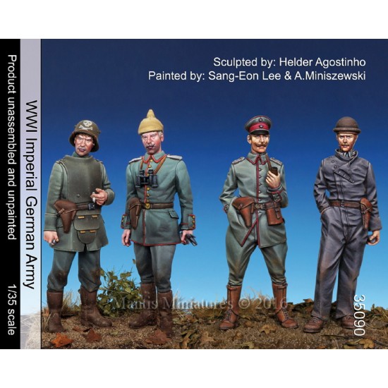 1/35 WWI Imperial German Army (4 Figures)