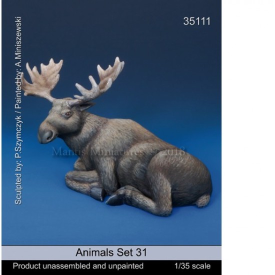 1/35 Animals Set 31 Reindeer