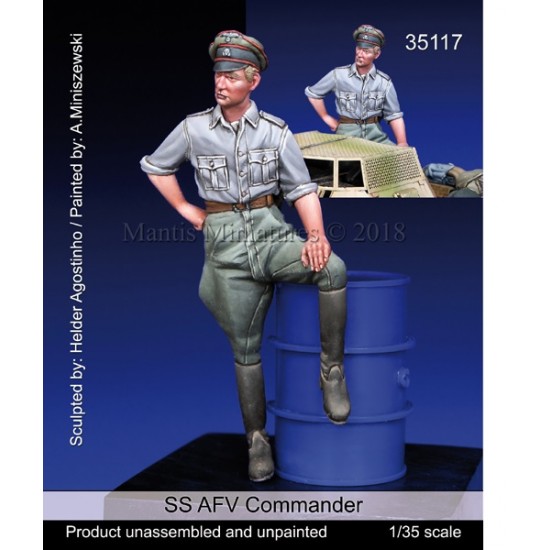 1/35 WWII German SS AFV Commander