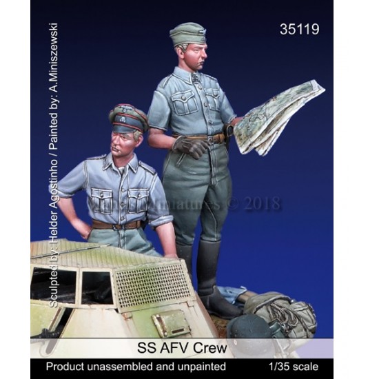 1/35 WWII German SS AFV Crew