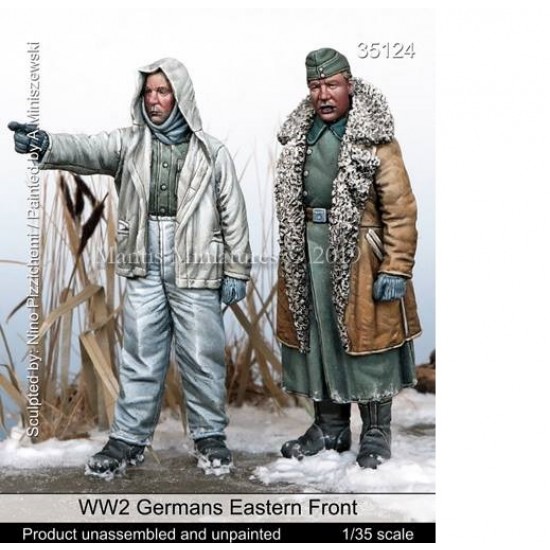 1/35 WWII Eastern Front German Team (2 figures)