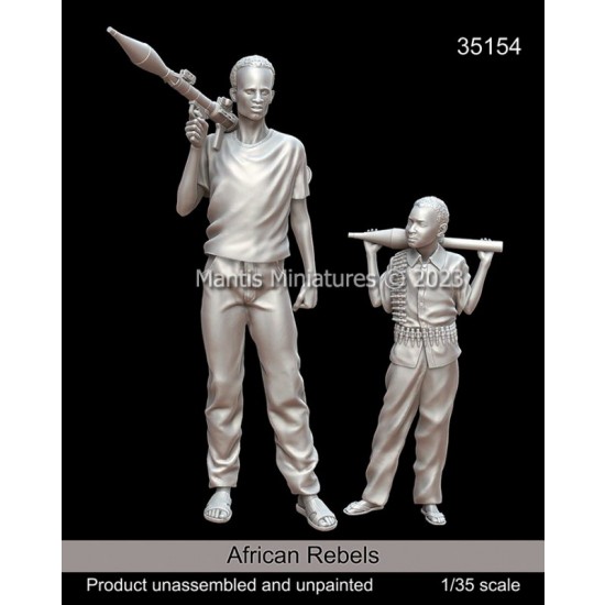 1/35 African Rebels (2 figures)
