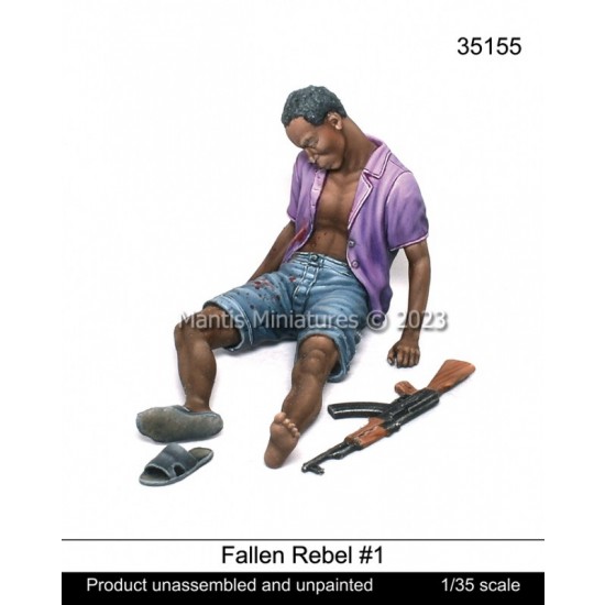 1/35 African Fallen Rebel #1