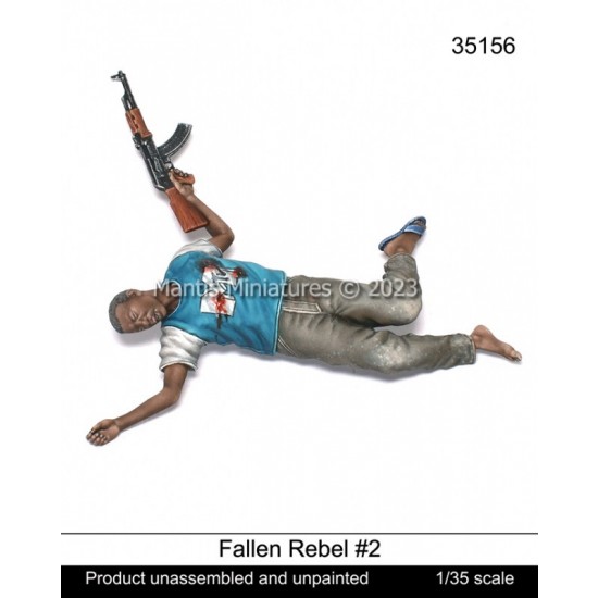 1/35 African Fallen Rebel #2
