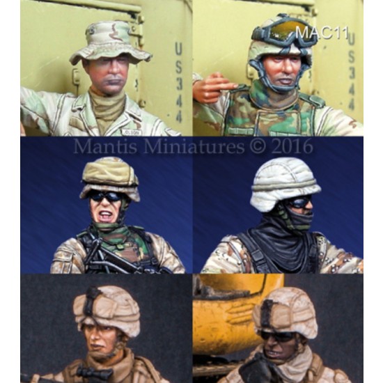 1/35 Heads Set 3 (6pcs)