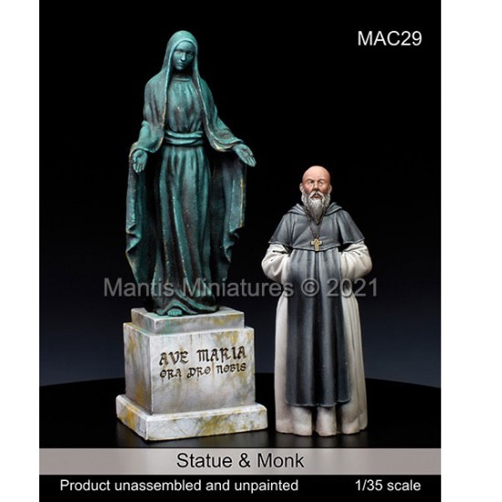 1/35 Statue & Monk 