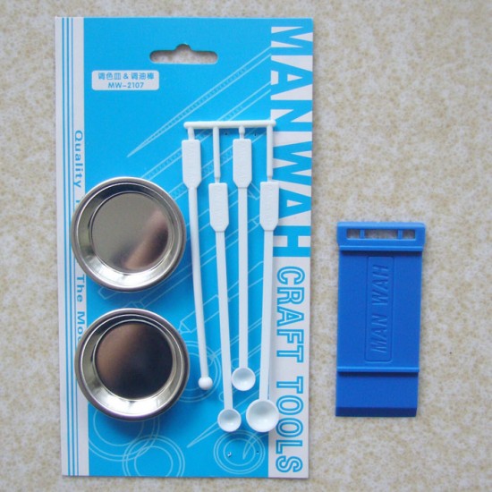 Craft Tools Set (Palette+Paint Stirrer+Mold Opener)